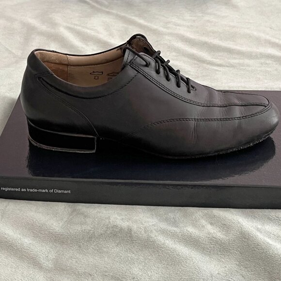 MEN’S DIAMANT DANCE SHOES, SIZE 6.5 US, BLACK main image 6